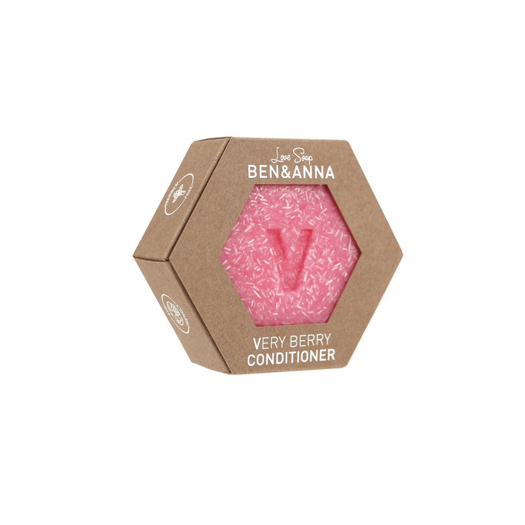 Amaciador Sólido Very Berry Love Soap da Ben & Anna