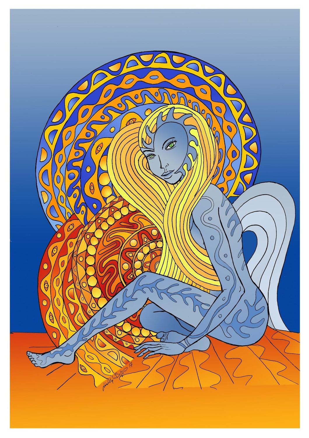 Vénus (a cores) - Ilustração de Parede